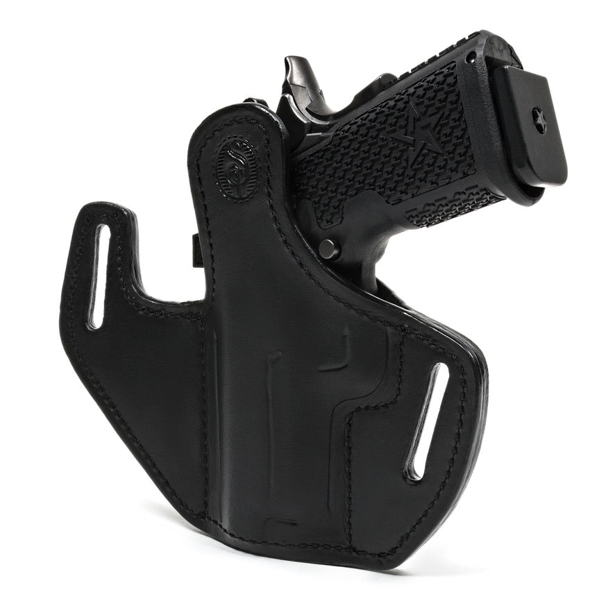 outside the waistband staccato cs leather holster