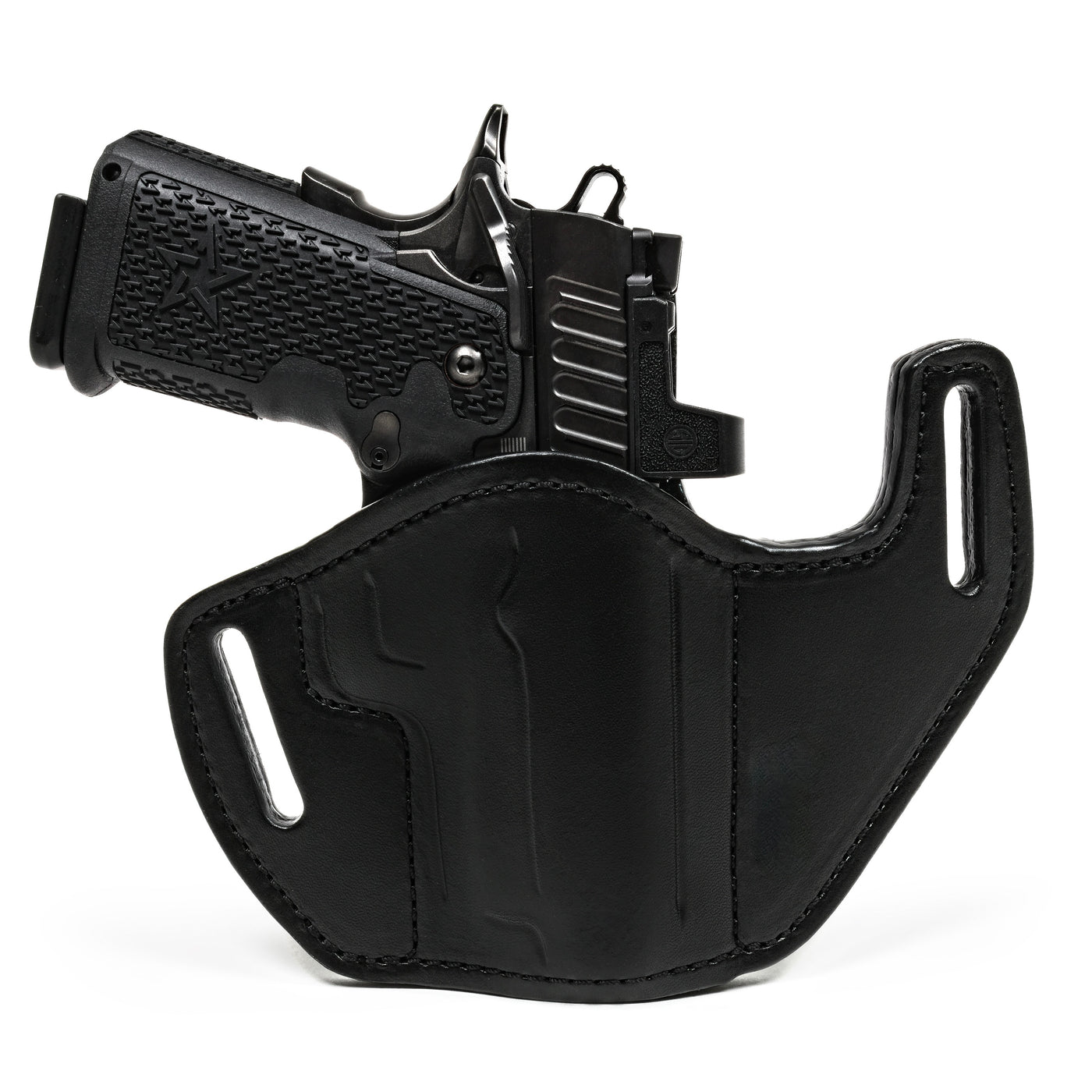 Open Carry Staccato CS  Leather Holster