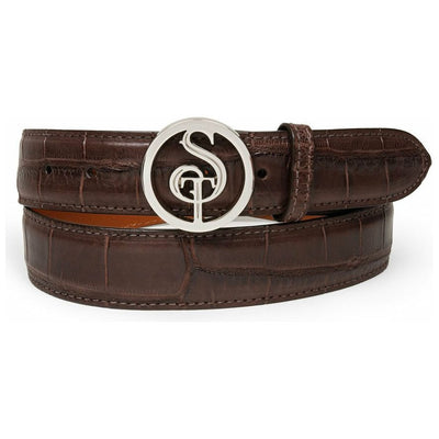 mens alligator belt