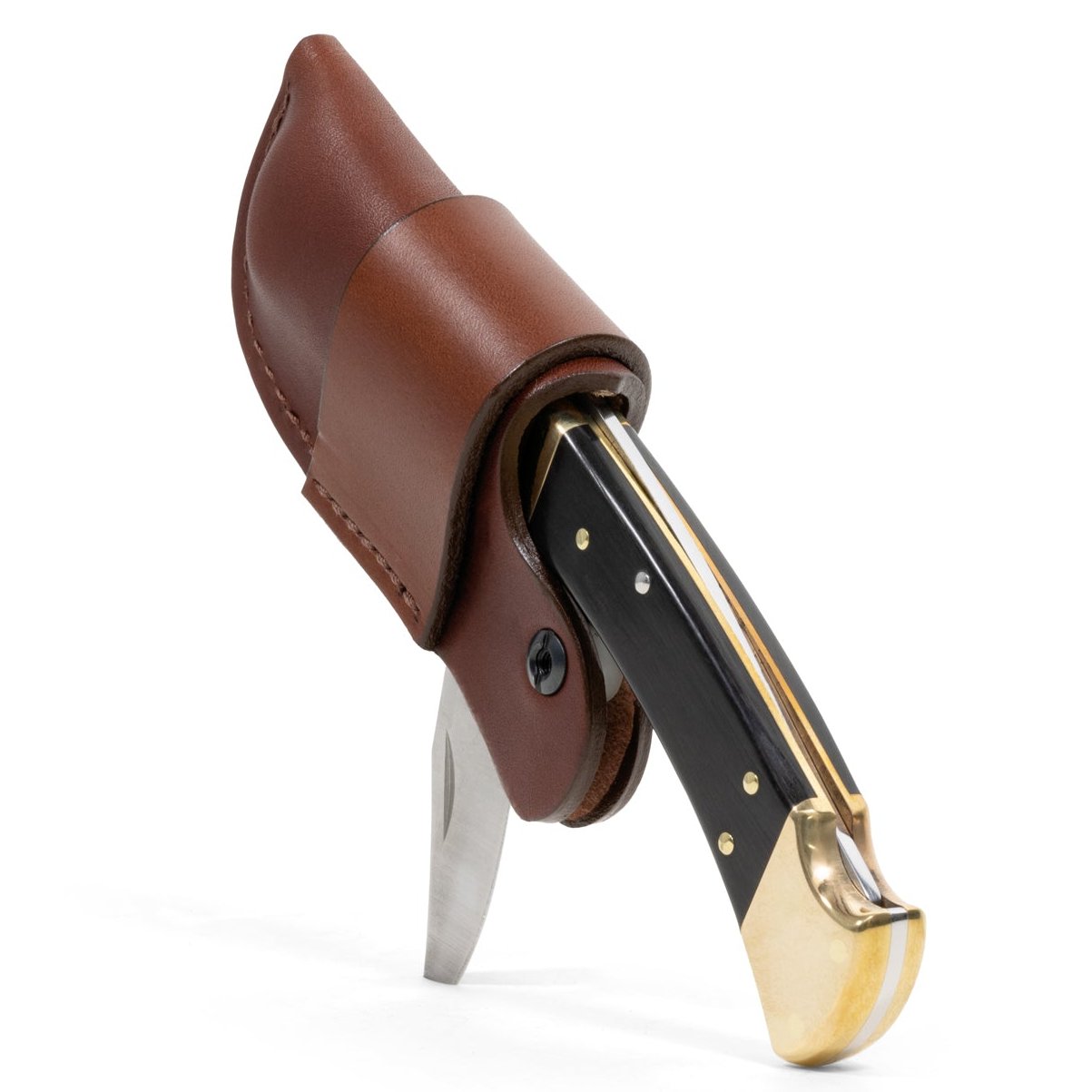 Buck 110 Brown Leather Sheath