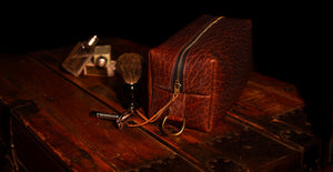 Men's Leather Dopp Kit