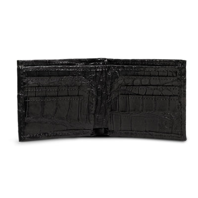 Black Alligator Bifold Wallet