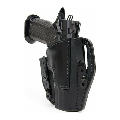 iwb black leather holster