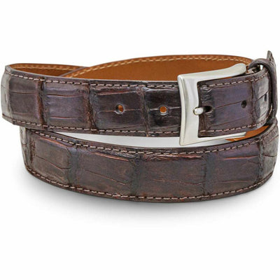 Brown Crocodile Belt