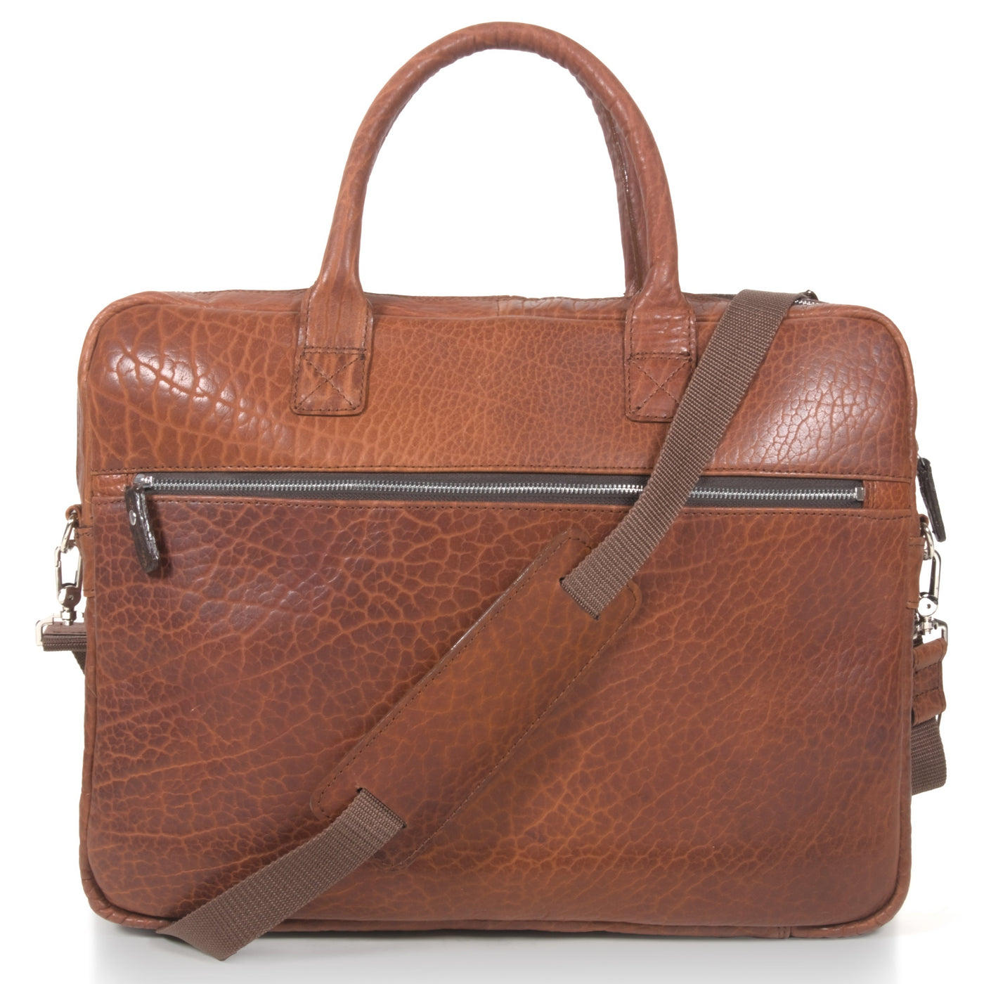 Brown Bison Mens Briefcase 