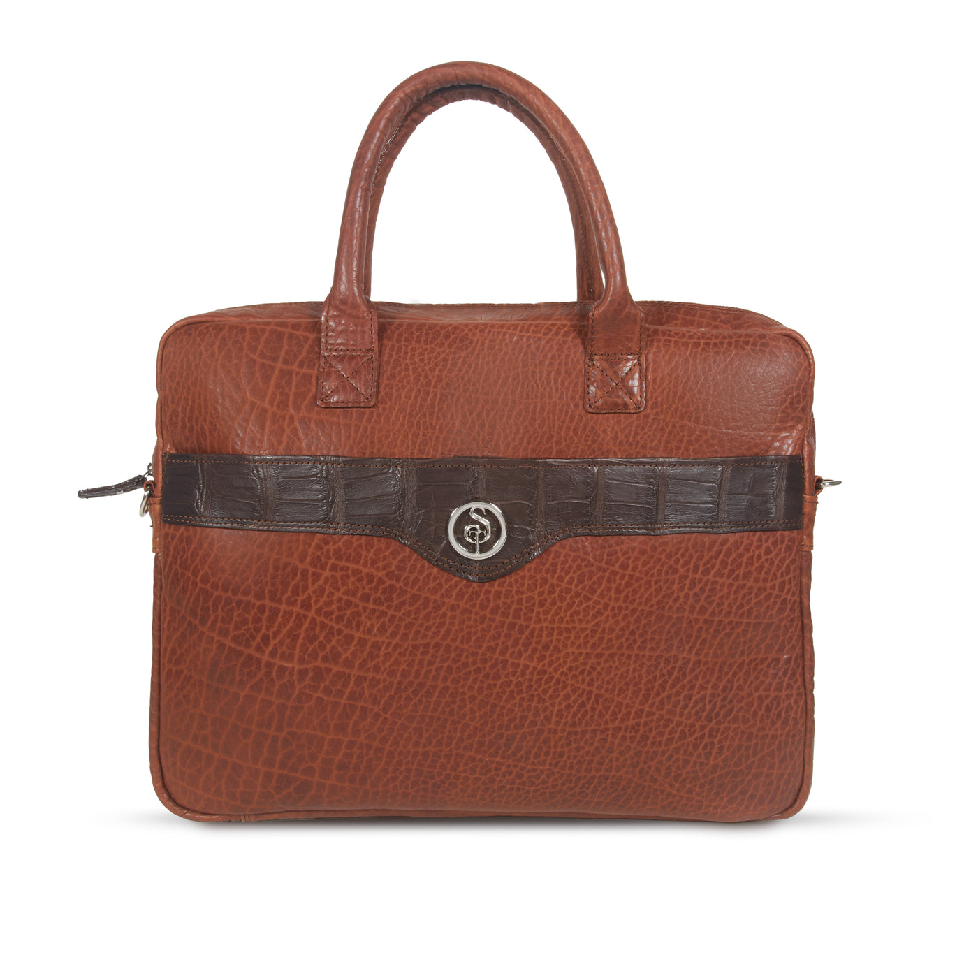 alligator leather briefcase laptop