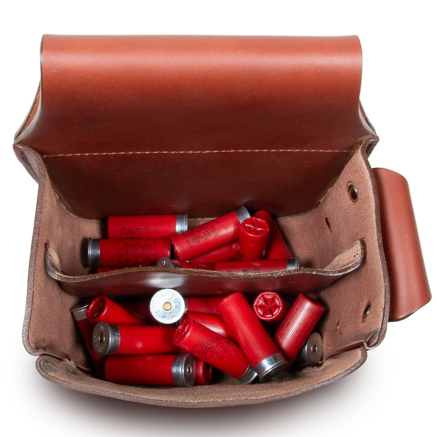 real leather shotgun shell bag