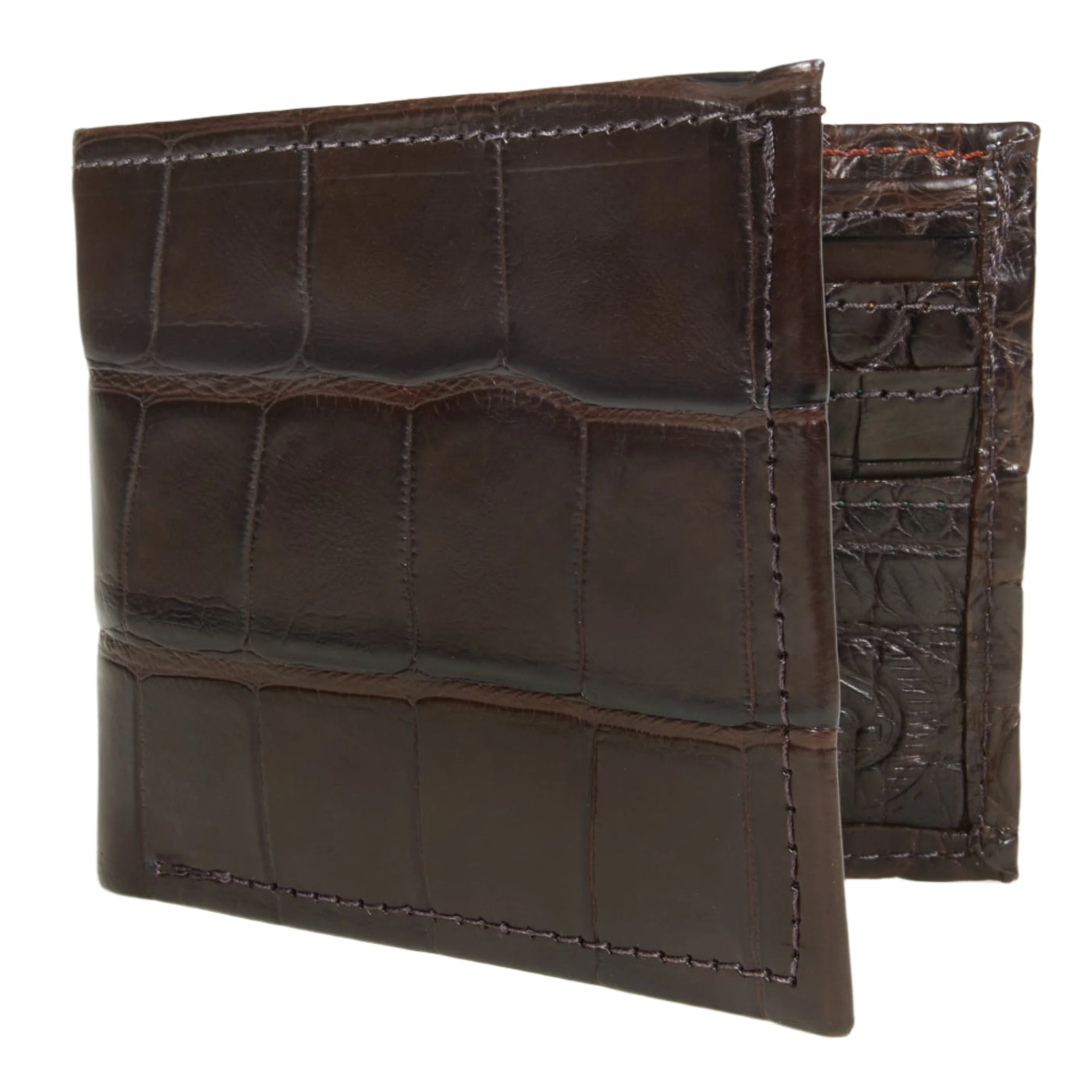 Alligator Skin Bifold Wallet